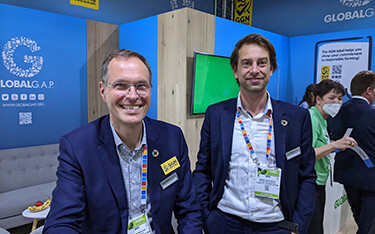 GlobalG.A.P. Managing Director Kristian Moeller and Aquaculture Expert Remko Oosterveld.