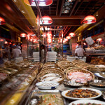 A seafood wet market in Guangdong, China.