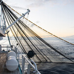 A vessel fishing for tuna in the Atlantic Ocean.