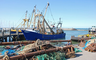 Vessels docked at a wharf in the Netherlands.