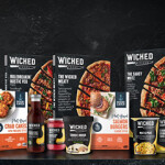 A selection of Good Catch and Wicket Kitchen plant-based products.