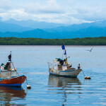 Fishing boats in Costa Rica.