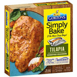 A package of Gorton's tilapia.