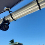 Electronic monitoring hardware on a fishing vessel.