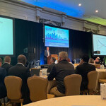 A panel at the Global Seafood Alliance’s 2022 GOAL conference in Seattle, Washington, U.S.A.