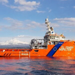 An E.U. Fishery Inspection vessel.