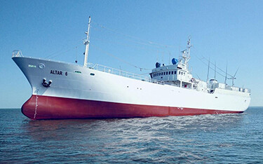 A Transmarina fishing vessel.