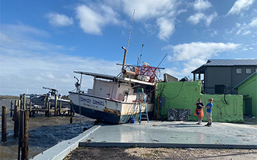 Hurricane Ian's damage to the South Florida fishing fleet was extensive.