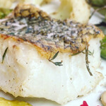 A Chilean sea bass fillet.