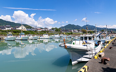 A harbor in Japan.