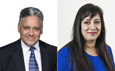 Premier Fishing and Brands CEO Sooren Ramdenee and Board Chair Aziza Begum Amod.