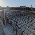 The construction site for BlueGen's planned olive flounder recirculating aquaculture system.