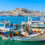Fishing boats in Spain.