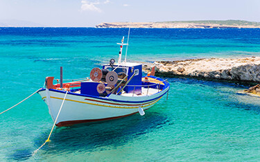 Greece fishing boat