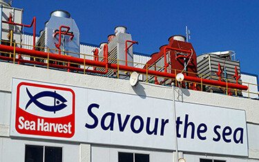 The exterior of a Sea Harvest processing facility