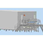 The new freezer tunnel to be built at Lund's Fisheries Cape May, New Jersey-based facility.