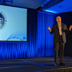 IRI Senior Vice President for Protein Practice Chris Dubois speaking during the Global Seafood Market Conference