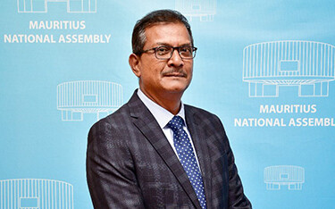 Mauritius fisheries minister Sudheer Maudhoo