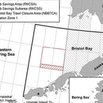 A map highlighting the Red King Crab Savings Area