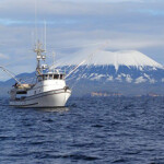 A salmon troller in Southeast Alaska.