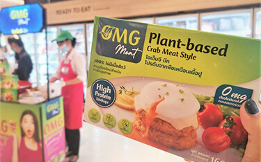 Thai Union's OMG Meat crab meat style product.