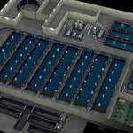 A rendering of the proposed facility at Gold River Aquafarms.