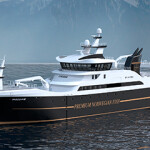 A planned vessel being built for Fosnavåg, Norway-based Leinebris.