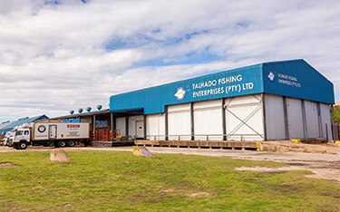 Talhado Fishing Enterprises facility in South Africa.