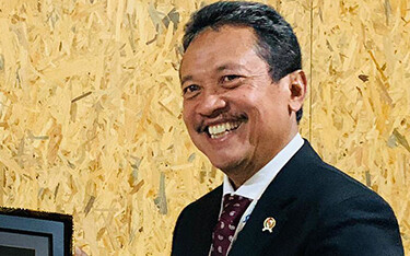 Indonesia Maritime Affairs and Fisheries Minister Sakti Wahyu Trenggono.