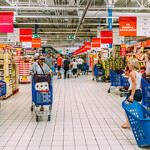 A Carrefour supermarket in France.