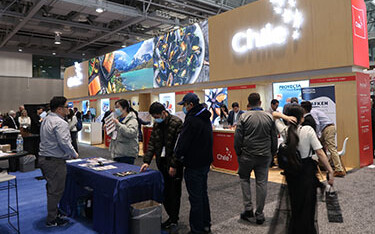 The ProChile booth at Seafood Expo North America