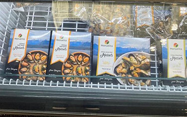 Manuelita Acuicultura products on display at Seafood Expo North America 2023.