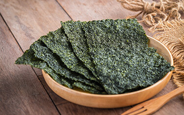 Crispy seaweed snack.