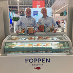 Foppen's booth at the 2023 Seafood Expo North America.