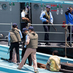 An illegal fishing operation busted in Thailand in 2013.