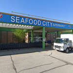 A Google Streetview image of the Seafood City storefront.