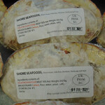Examples of the seafood that Shore Seafoods in Wales was selling.