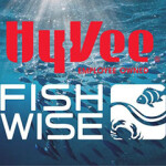 The Hy-Vee and FishWise logos.