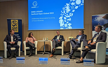A GlobalG.A.P. panel at Seafood Expo Global 2023
