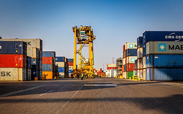 Maresk shipping boxes