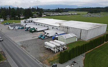 The Northwest Farm Food Cooperative frozen fish processing facility in Burlington, Washington, U.S.A.