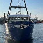 The F/V Nobska pulling into port after its maiden voyage.