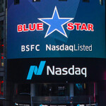 Blue Star Foods Nasdaq banner.