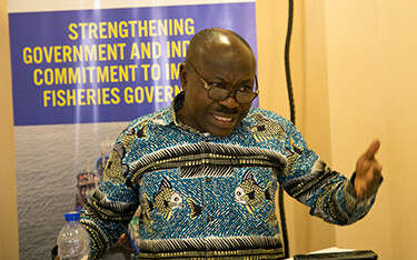 Ghana Deputy Fisheries Minister Moses Anim.