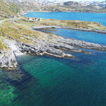 The site of Cermaq's future post-smolt land-based facility in Hasvik, Norway.