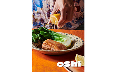 Oshi plant based salmon