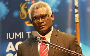 Solomon Islands Prime Minister Manasseh Sogavare