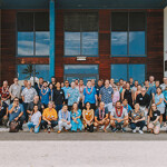 A group photo of the cohort in Hatch Blue's latest aquaculture accelerator program.