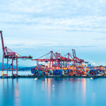 The port of Vancouver, Canada.