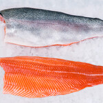 Norwegian salmon fillets.